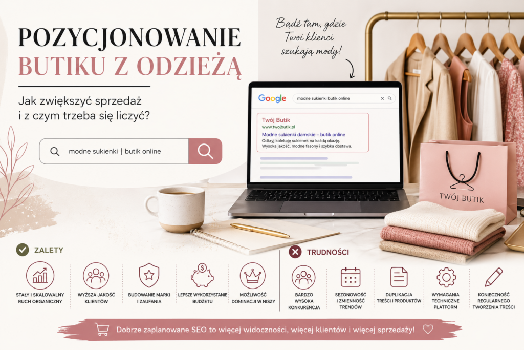 pozycjonowanie butiku